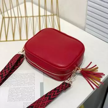 Женские сумки с кисточками, дизайнерские сумки с клапаном из искусственной кожи, женские сумки на ремне с бахромой, качественные женские сумки через плечо зелёный