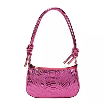 Женские сумки, сумка на плечо подмышками, модная сумка-хобо, однотонная сумка-портфель с крокодиловым узором, повседневные летние простые сумки Bolso
