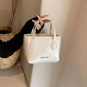 Женские сумки Сумки-ведра Универсальные сумки-мессенджеры Модные сумки через плечо Маленькие сумки серебряный