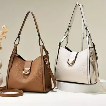 Женские сумки-ведра, новая модная сумка через плечо, качественная кожаная сумка, женская сумка для покупок, сумки через плечо, маленькая квадратная сумка