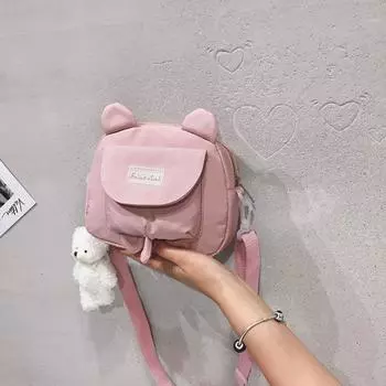 Женские сумки Wild Сумки через плечо Сумки через плечо Холщовые сумки Студенческие сумки Сумка-мессенджер белый