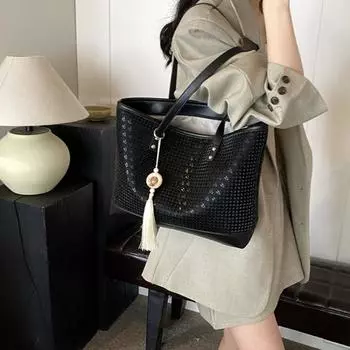 Женские сумки, женская большая вместительная сумка, женские кожаные сумки на ремне, сумки-мессенджеры из искусственной кожи с блочной ручкой бежевый