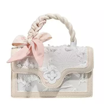 Женские сумки Женская сумка-кроссбоди с кисточками Маленькая квадратная сумка Niche Design Модная ручная сумка через плечо