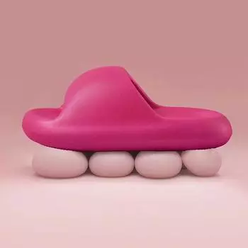 Женские супер мягкие тапочки для ванной на толстой подошве, модные бытовые нескользящие сандалии для душа с мягкой подошвой для пары, обувь для хлеба 36-37 белый