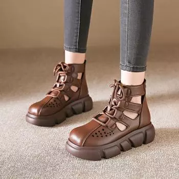 Женские свадебные туфли на танкетке с открытым носком 35 чёрный