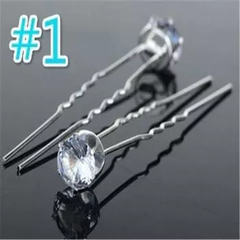 Женские свадебные украшения, аксессуары, модные свадебные свадебные заколки с жемчугом и цветами, заколки для волос с кристаллами NO.1