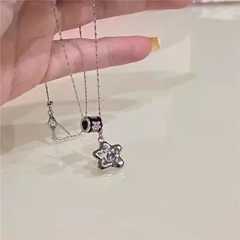 Женские свадебные украшения на шею, простое маленькое ожерелье с изображением звезды для пары, женское готическое ожерелье, подарок