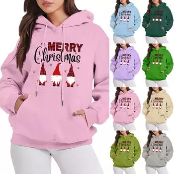 Женские свитшоты оверсайз, флисовые толстовки с длинным рукавом, осенние наряды с карманом XXL