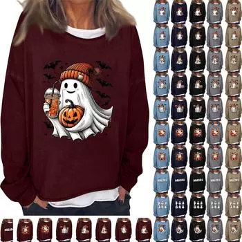 Женские свитшоты оверсайз, флисовые толстовки с длинным рукавом, осенние наряды с карманом M розовый