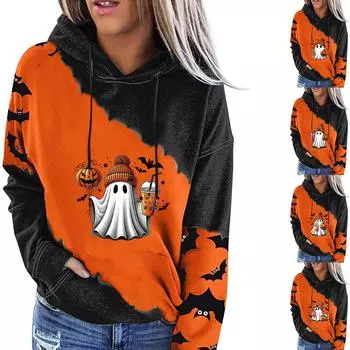 Женские свитшоты оверсайз, флисовые толстовки с длинным рукавом, осенние наряды с карманом XXXL розовый