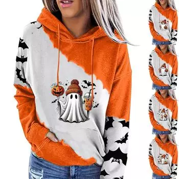 Женские свитшоты оверсайз, флисовые толстовки с длинным рукавом, осенние наряды с карманом XL