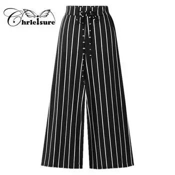 Женские свободные брюки толстые мм большого размера с высокой талией черные брюки тонкие девять брюк