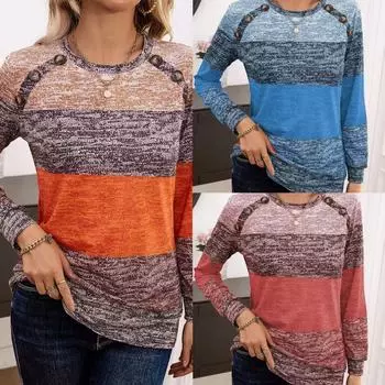 Женские свободные модные топы с принтом в стиле пэчворк, пуловеры, повседневные трикотажные свитера с длинным рукавом и круглым вырезом, большие размеры S жёлтый