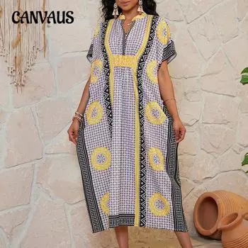 Женские свободные пляжные накидки больших размеров, быстросохнущая внешняя накидка с принтом, рубашка от солнца, пляжное платье One Size синий