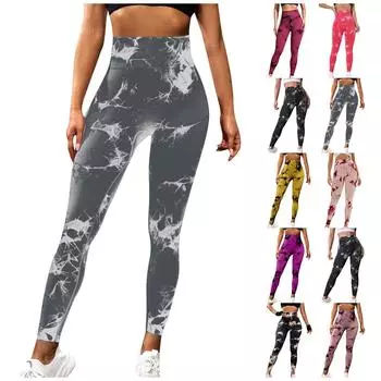 Женские свободные повседневные спортивные брюки для йоги с широкими штанинами и эластичной резинкой на талии M