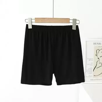 Женские свободные повседневные удобные леггинсы из трех частей, защитные брюки для сна XL чёрный