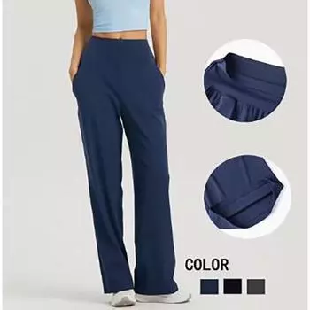 Женские свободные штаны для йоги, высокая эластичность, полная длина, спортивная одежда, повседневное использование, мода XL белый