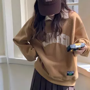 Женские свободные свитера с длинным рукавом и V-образным вырезом, женские топы, однотонные толстовки M красный