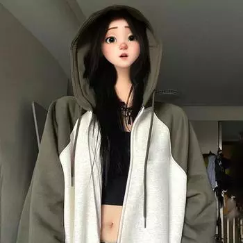 Женские свободные свитера с длинным рукавом и капюшоном с круглым вырезом, женские топы, однотонные толстовки M