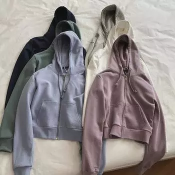 Женские свободные свитера с длинным рукавом и капюшоном с круглым вырезом, женские топы, однотонные толстовки M светло-синий