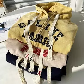 Женские свободные свитера с длинным рукавом и V-образным вырезом, женские топы, однотонные толстовки M жёлтый