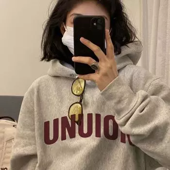 Женские свободные свитера с длинным рукавом и V-образным вырезом, женские топы, однотонные толстовки M светло-серый