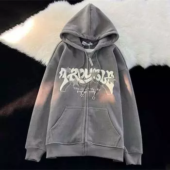 Женские свободные толстовки с капюшоном, повседневные модные пальто, весенне-осенняя толстовка с карманом, женская толстовка больших размеров S зелёный