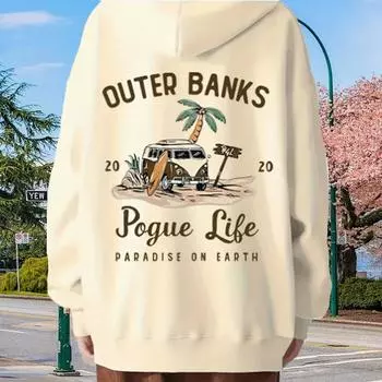 Женские свободные толстовки с принтом «автобус» из мультфильма, блузки, толстовки, повседневные свитера с длинным рукавом XS чёрный