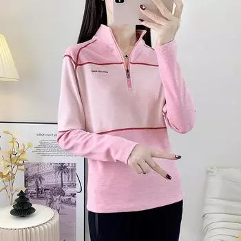 Женские свободные топы больших размеров, офисные низы с длинным рукавом, зимний V-образный пуловер с длинным рукавом 3XL