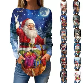 Женские свободные топы с круглым вырезом и капюшоном с длинными рукавами, повседневные топы, домашние пижамы для отдыха, топы XXL