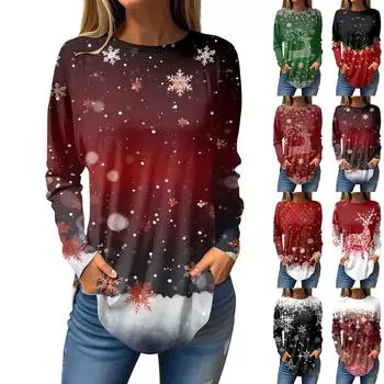 Женские свободные топы с круглым вырезом и капюшоном с длинными рукавами, повседневные топы, домашние пижамы для отдыха, топы L чёрный