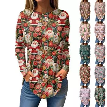 Женские свободные топы с круглым вырезом и капюшоном с длинными рукавами, повседневные топы, домашние пижамы для отдыха, топы XXL синий