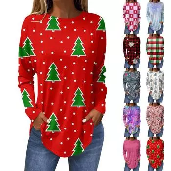 Женские свободные топы с круглым вырезом и капюшоном с длинными рукавами, повседневные топы, домашние пижамы для отдыха, топы L