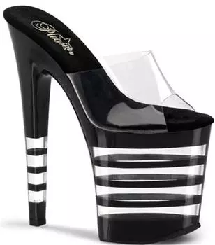 Женские танцевальные сандалии на платформе, каблук 20 см, платформа до щиколотки 10 см, пикантная обувь на платформе с цветком розы YKC 34