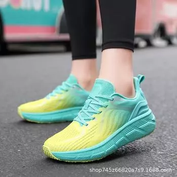 Женские танцевальные туфли на мягкой подошве: Удобные кроссовки унисекс Jiamusi Shuffle 35