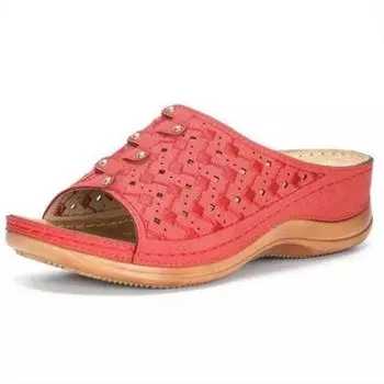 Женские тапочки 2024 Лето Новые Большие Размеры Сандалии Женские Шлепанцы Пляжная Мода Повседневные Тапочки Шлепанцы Женские Zapatos De Mujer 36 чёрный