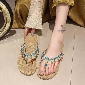 Женские тапочки и сандалии женские нескользящие туфли на низком каблуке шлепанцы по акции с оптовой продажей в корейском стиле новая коллекция 36