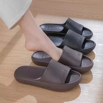 Женские тапочки из ЭВА с толстой подошвой, весна-лето 2025, новые домашние нескользящие тапочки для мужчин 40-41