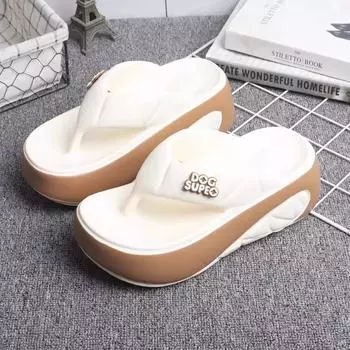 Женские тапочки Модные шлепанцы Нескользящая обувь Пляжные сандалии Женские шлепанцы для отдыха на открытом воздухе Одежда с открытым носком 40-41
