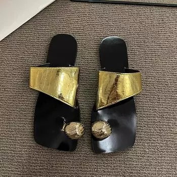 Женские тапочки, модные женские сандалии с открытым носком, шлепанцы для улицы, женские нескользящие однотонные пляжные тапочки Zapatos De Mujer 35 чёрный