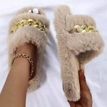 Женские тапочки Мягкие тапочки Плоские удобные повседневные тапочки 36 белый