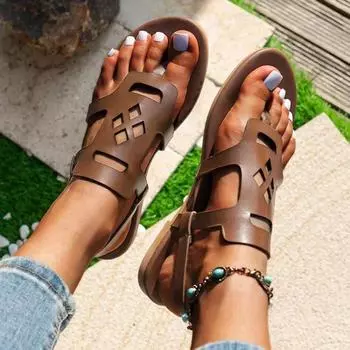 Женские тапочки на плоской подошве, новые летние модные сандалии, повседневная обувь на плоской подошве, женские пляжные шлепанцы, женские шлепанцы, Zapatos De Mujer 36