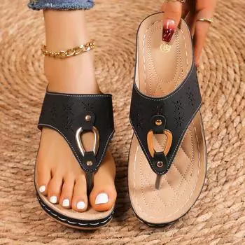 Женские тапочки на танкетке Летняя обувь Женские шлепанцы Дизайнерские сандалии Тапочки на платформе Женская обувь Тапочки для прогулок на открытом воздухе 36 бежевый