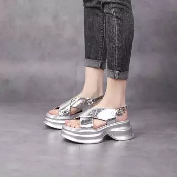 Женские тапочки на толстой подошве с квадратным каблуком, новые сандалии для отдыха на пляже, с открытым носком, на высоком каблуке, с неглубоким носком, повседневная женская обувь 35