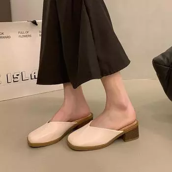 Женские тапочки, новые однотонные женские тапочки, нескользящие однотонные повседневные удобные износостойкие женские тапочки 35