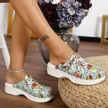 Ортопедические женские медицинские сабо — противоскользящие, удобные 35