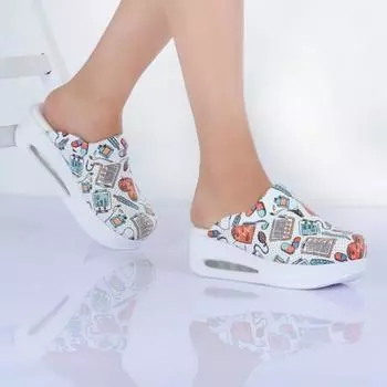 Ортопедические женские медицинские сабо — противоскользящие, удобные