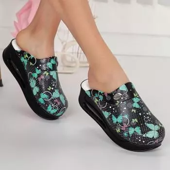 Женские тапочки, новые ортопедические туфли Sabo, сандалии, медсестра, доктор, больница, медицинские повседневные качественные мягкие удобные нескользящие сабо