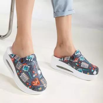 Женские тапочки, новые ортопедические туфли Sabo, сандалии, медсестра, доктор, больница, медицинские повседневные качественные мягкие удобные нескользящие сабо