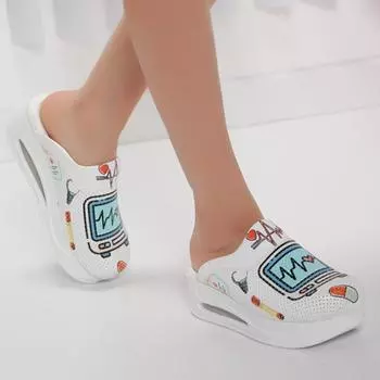 Женские тапочки, новые ортопедические туфли Sabo, сандалии, медсестра, доктор, больница, медицинские повседневные качественные мягкие удобные нескользящие сабо